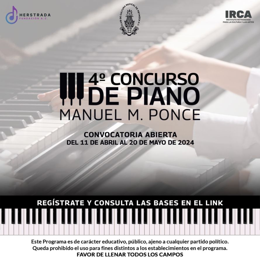 4to. Concurso de Piano Manuel M. Ponce